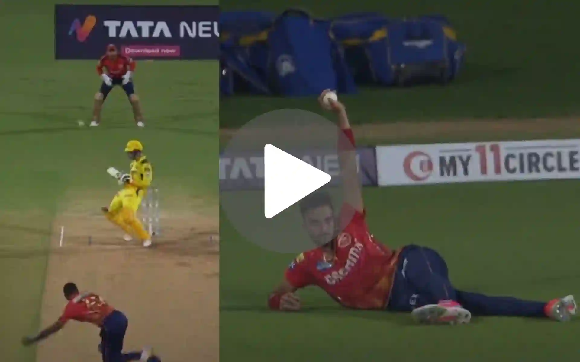 [Watch] Harshal Patel's Hilarious Chahal-Esque Catch Helps Rabada Eliminate Rizvi